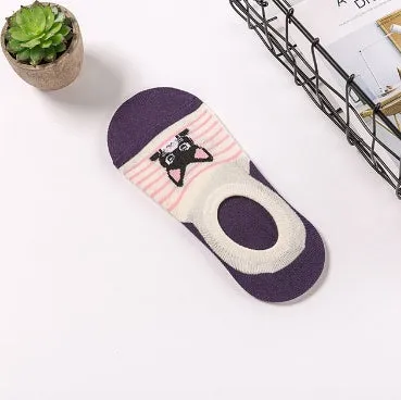 Summer CAT Warm Comfortable Cotton Girl Women's Socks Ankle Low Female