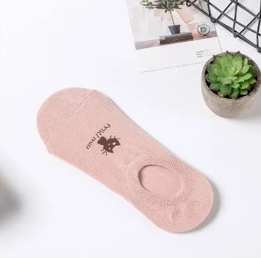 Summer CAT Warm Comfortable Cotton Girl Women's Socks Ankle Low Female