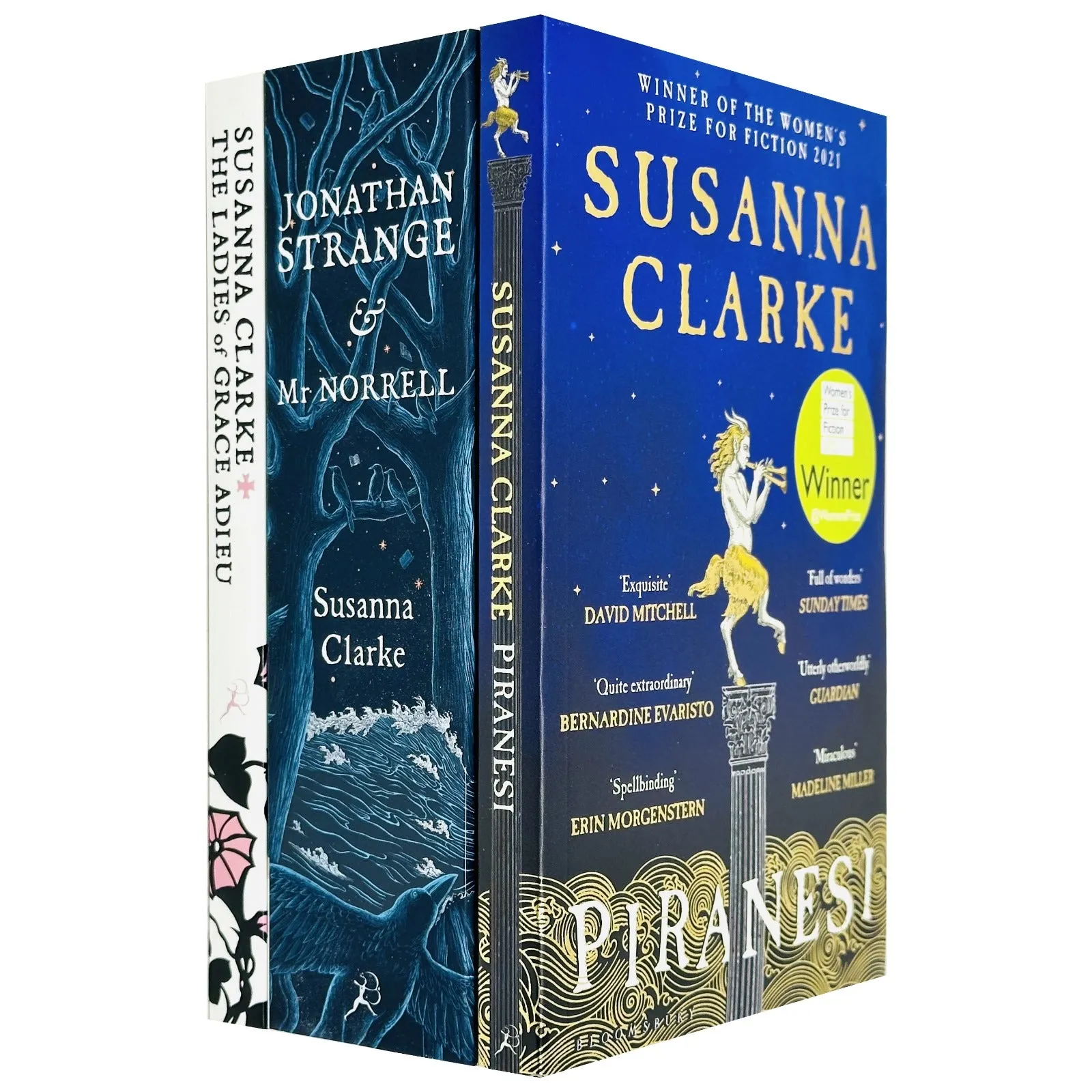 Susanna Clarke 3 Books Collection Set (Piranesi, Jonathan Strange and Mr Norrell, The Ladies of Grace Adieu: and Other Stories )