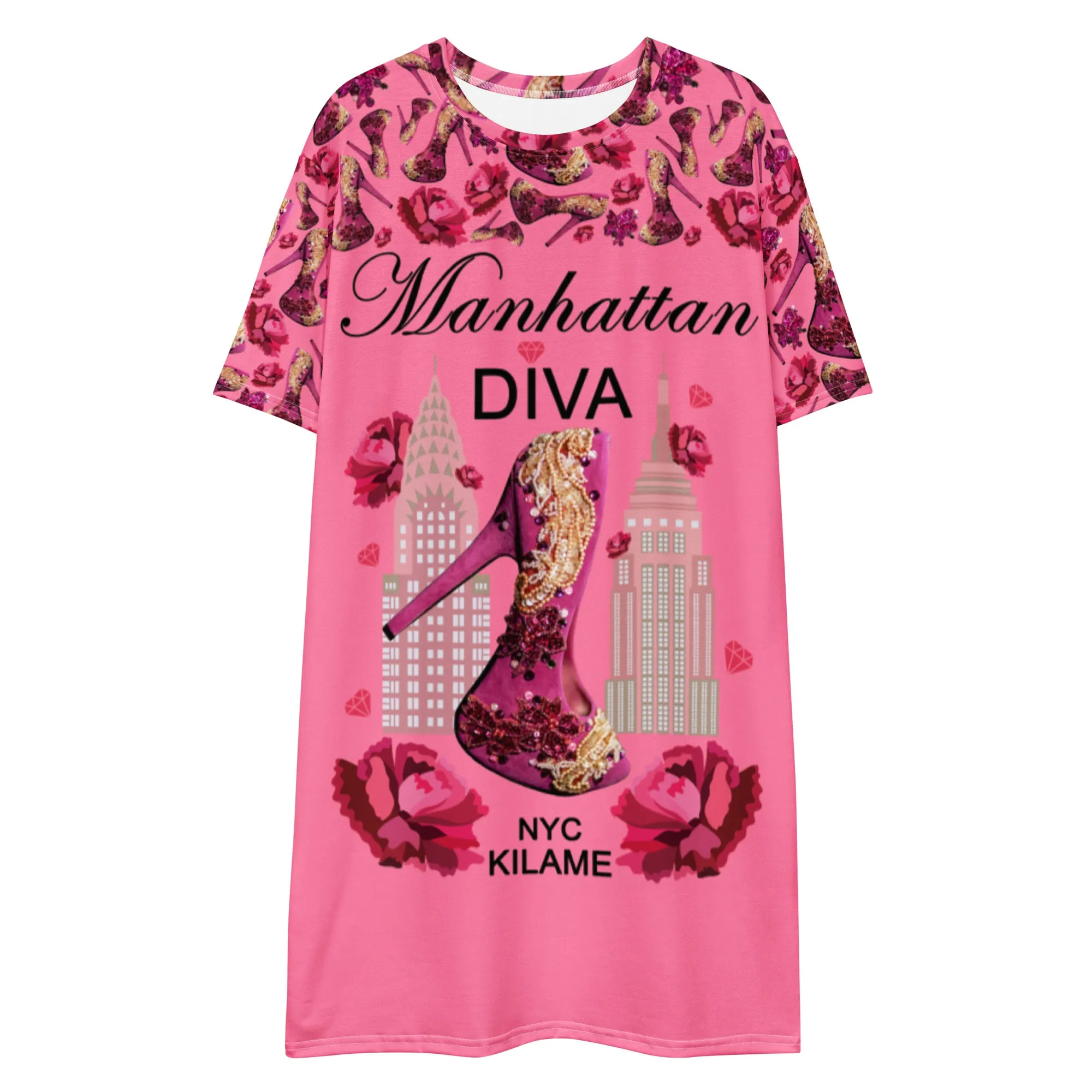 T-shirt dress Virli 'Diamond shoes'