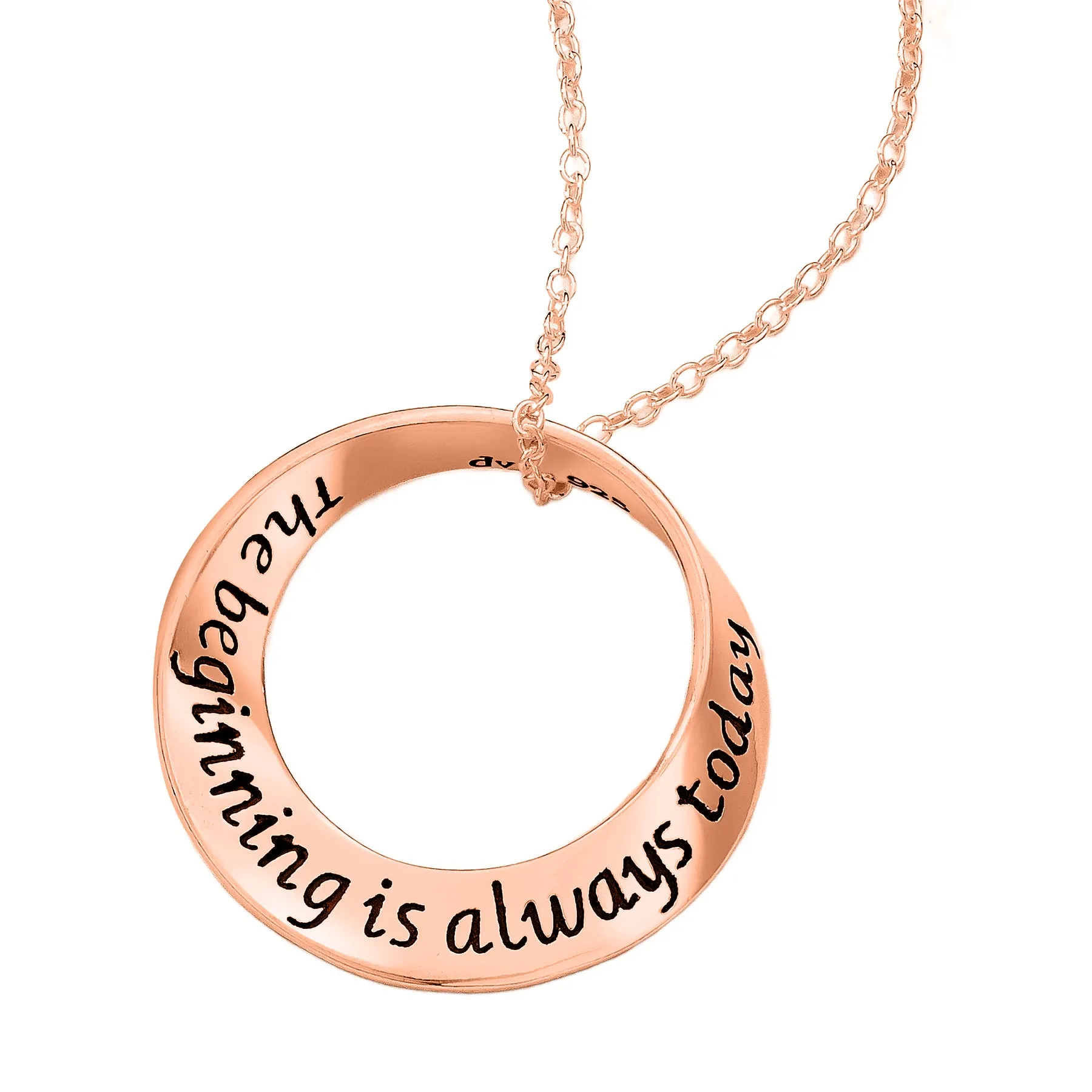 The Beginning is Always Today 14K Gold