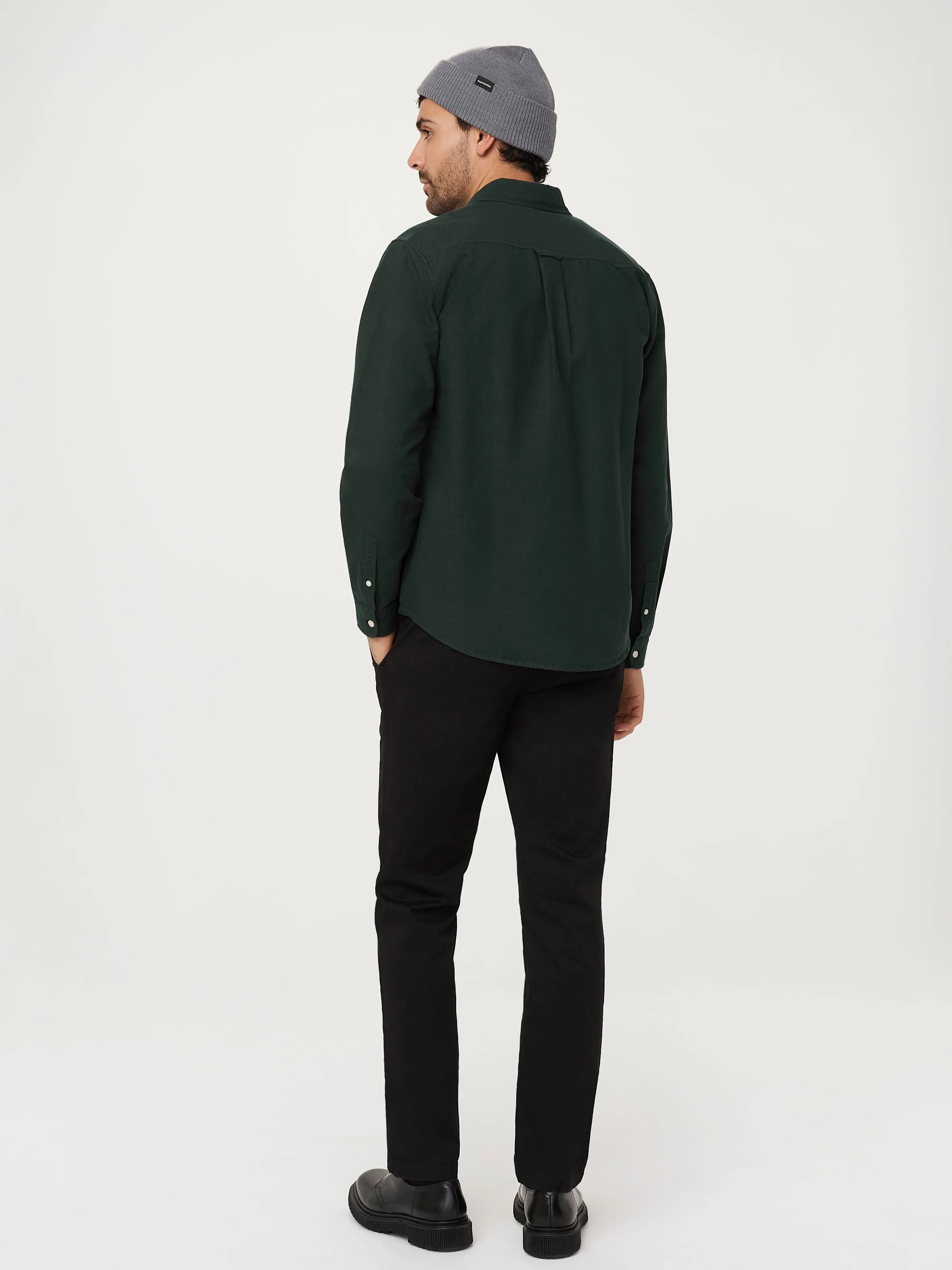 The Jasper Oxford Shirt in Forest Green
