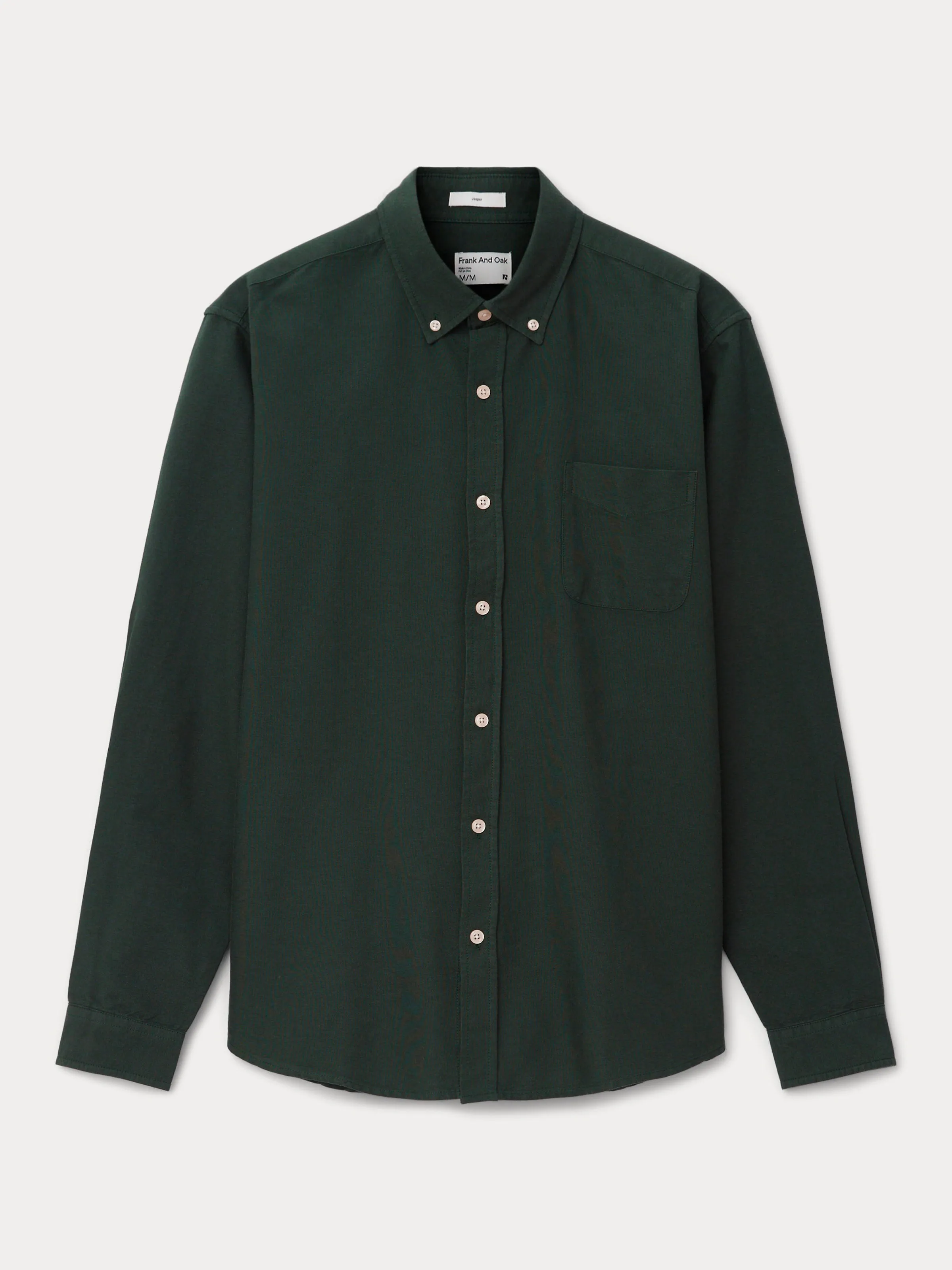 The Jasper Oxford Shirt in Forest Green