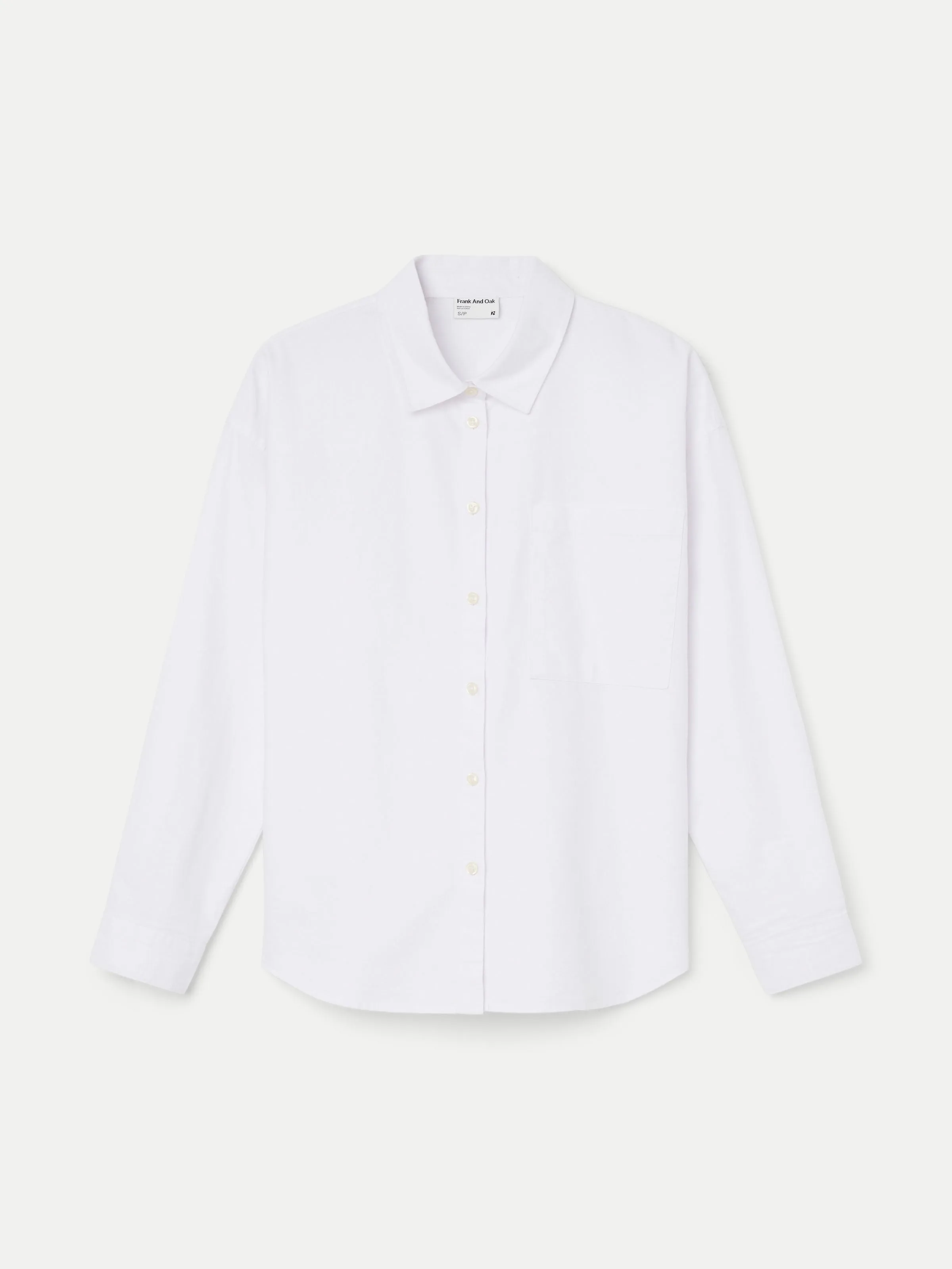 The Loose Oxford Shirt in White
