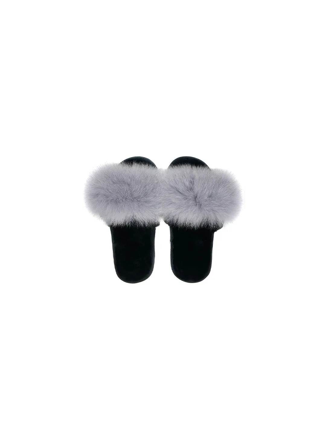 The Soho Fox Fur and Shearling Slipper