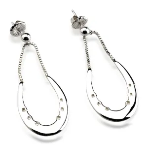 Toe Weight Earrings - Dangles, Sterling Silver