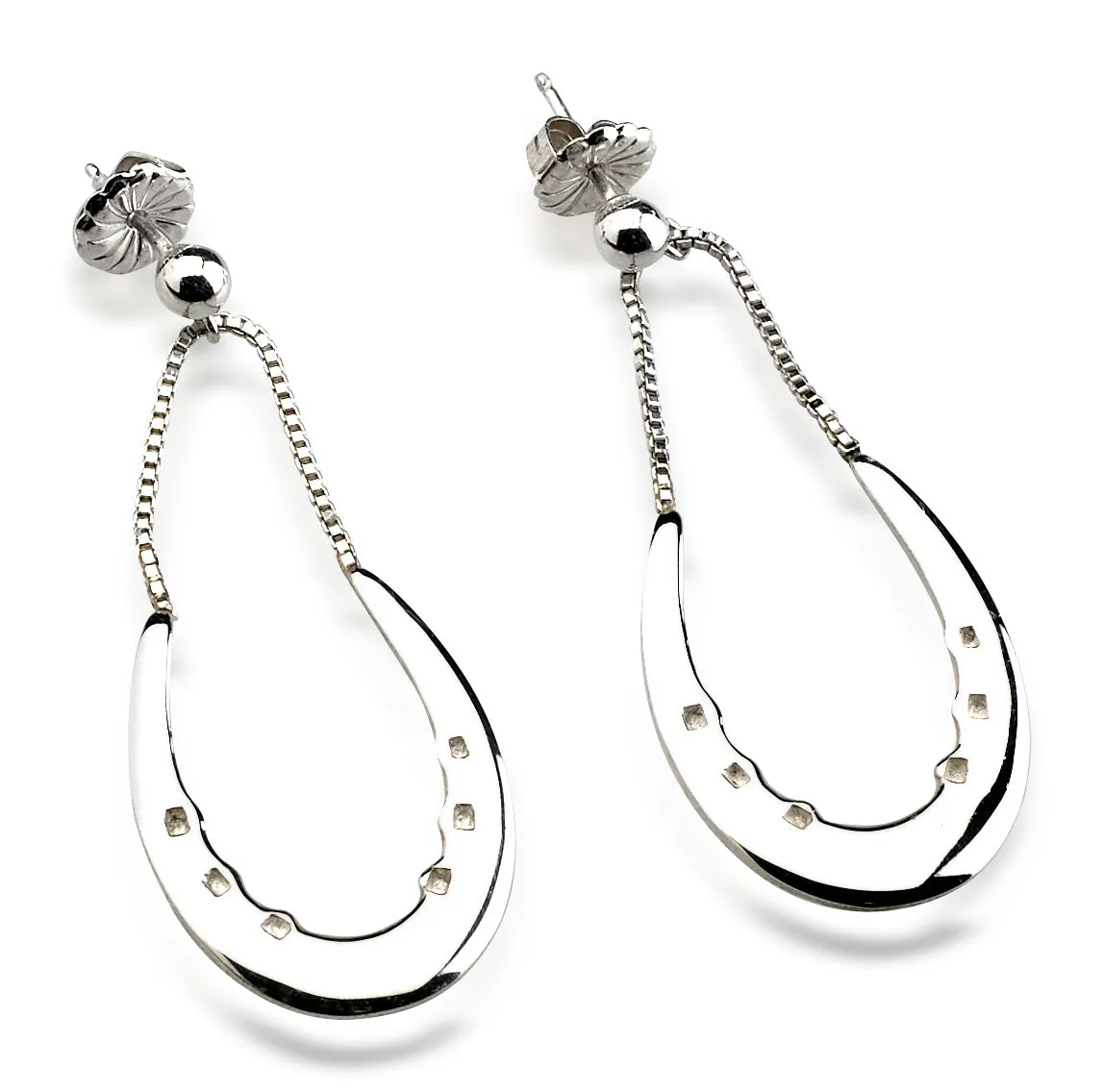 Toe Weight Earrings - Dangles, Sterling Silver