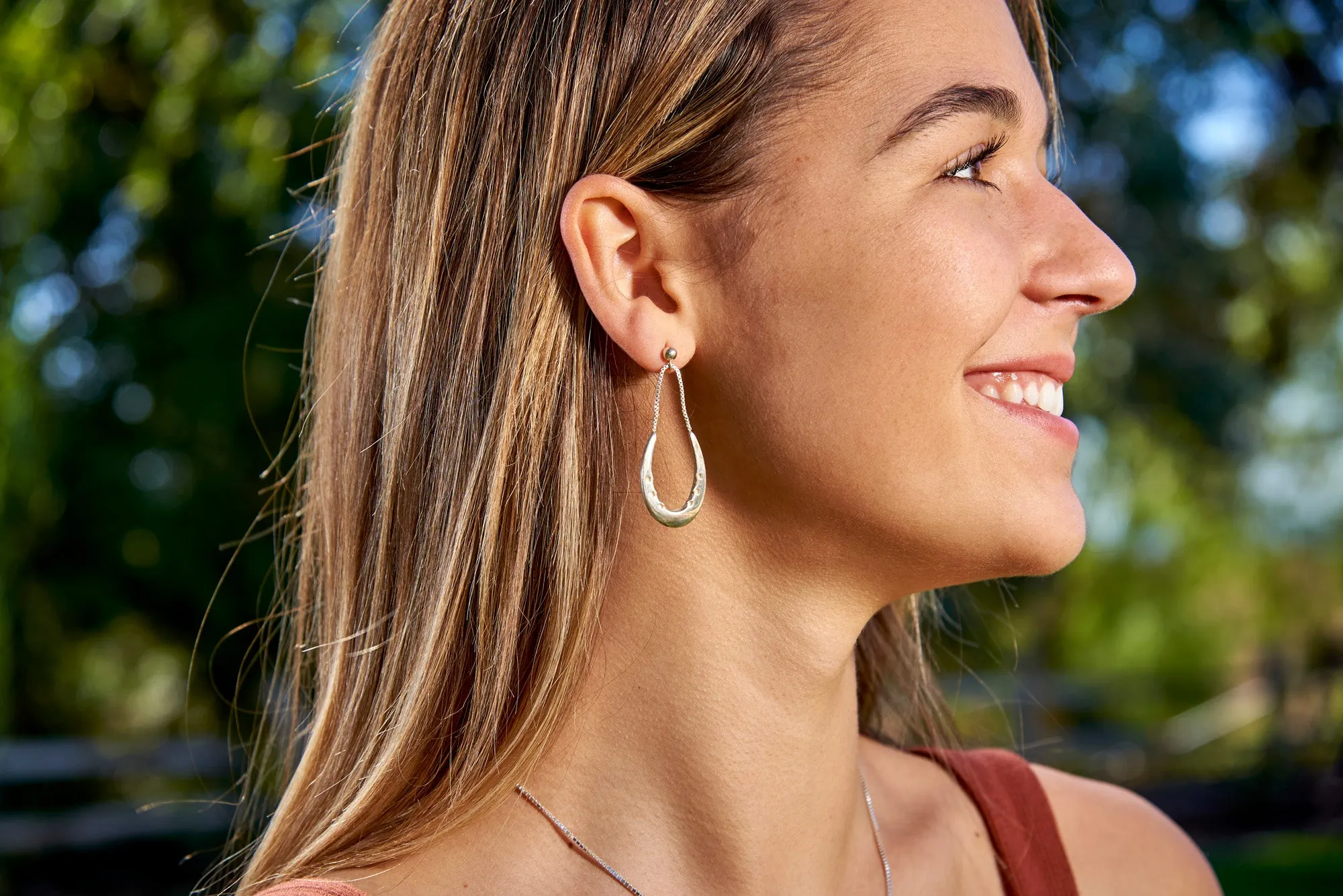 Toe Weight Earrings - Dangles, Sterling Silver
