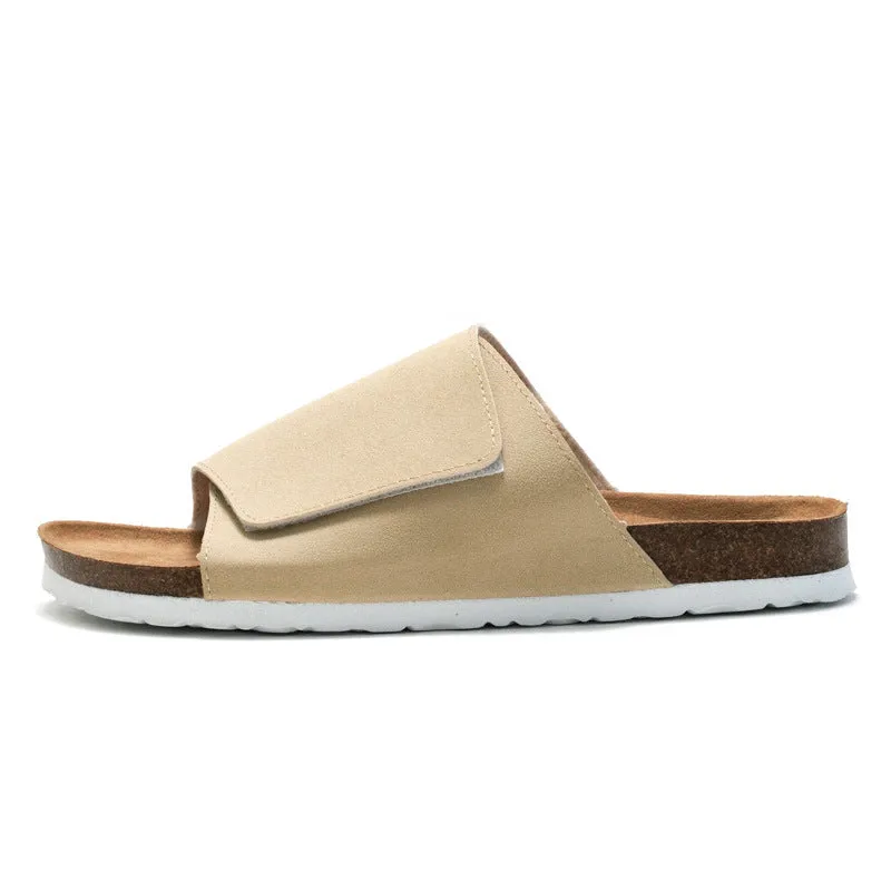 Trendy Men's Cork Slippers for Beach & Leisure