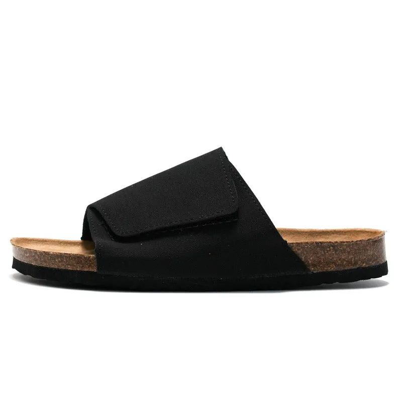 Trendy Men's Cork Slippers for Beach & Leisure