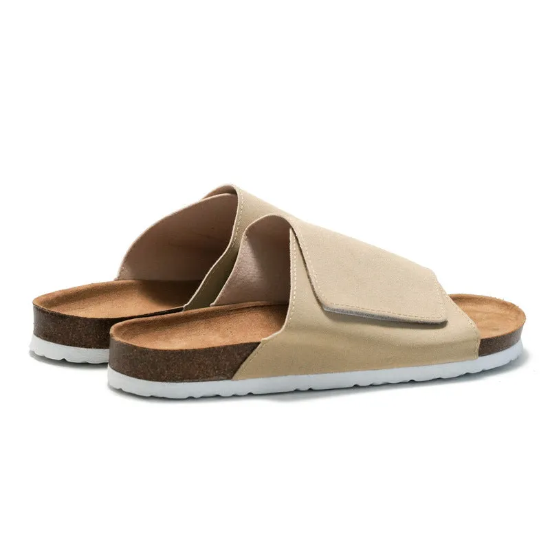 Trendy Men's Cork Slippers for Beach & Leisure