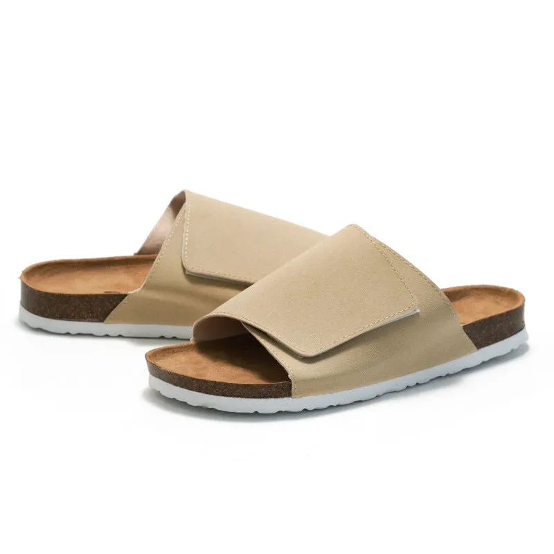 Trendy Men's Cork Slippers for Beach & Leisure