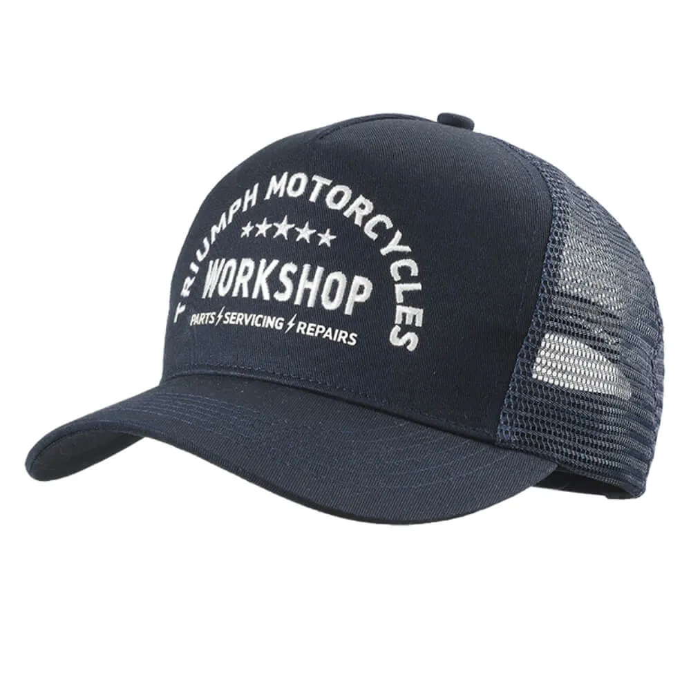 Triumph Workshop Trucker Cap Navy / Bone