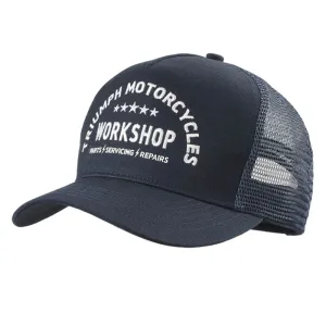 Triumph Workshop Trucker Cap Navy / Bone