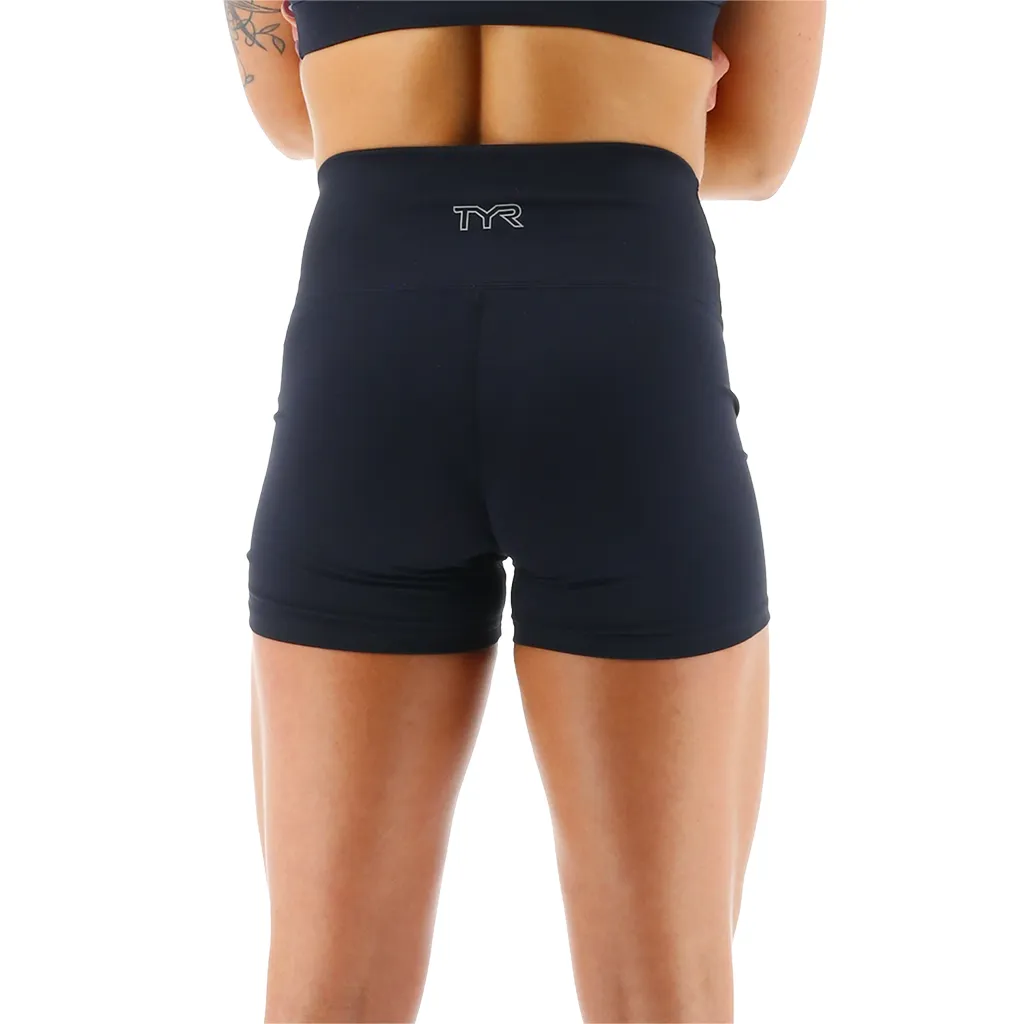 TYR Base Kinetic™ Women's High-Rise 3.25 Shorts - Solid