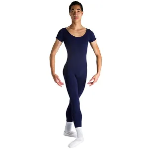 U3472M - Bloch Matt Scoop Neck Cap Sleeve Mens Unitard