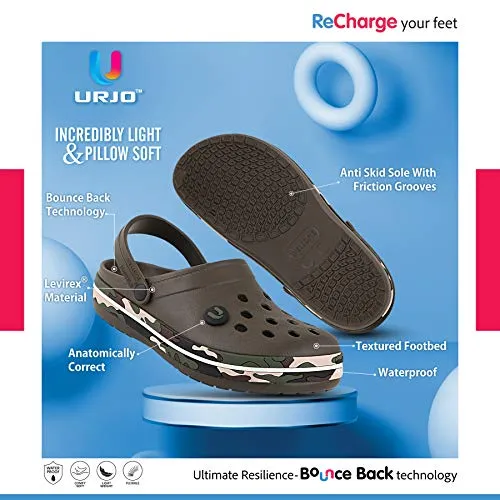 URJO Olive Clogs-8 UK (42 EU) (Men_CAMO)