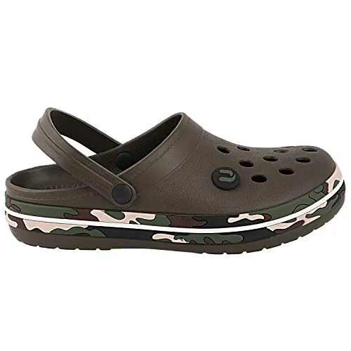 URJO Olive Clogs-8 UK (42 EU) (Men_CAMO)