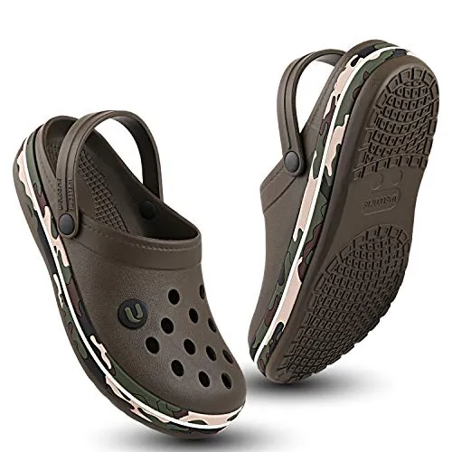 URJO Olive Clogs-8 UK (42 EU) (Men_CAMO)