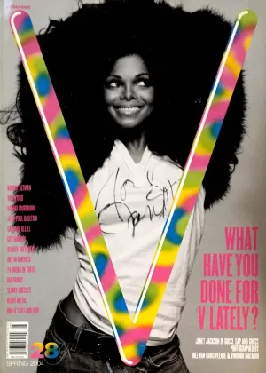 V Magazine 28 Spring 2004 JANET JACKSON Polina Kouklina DIANA DONDOE Liya Kebede