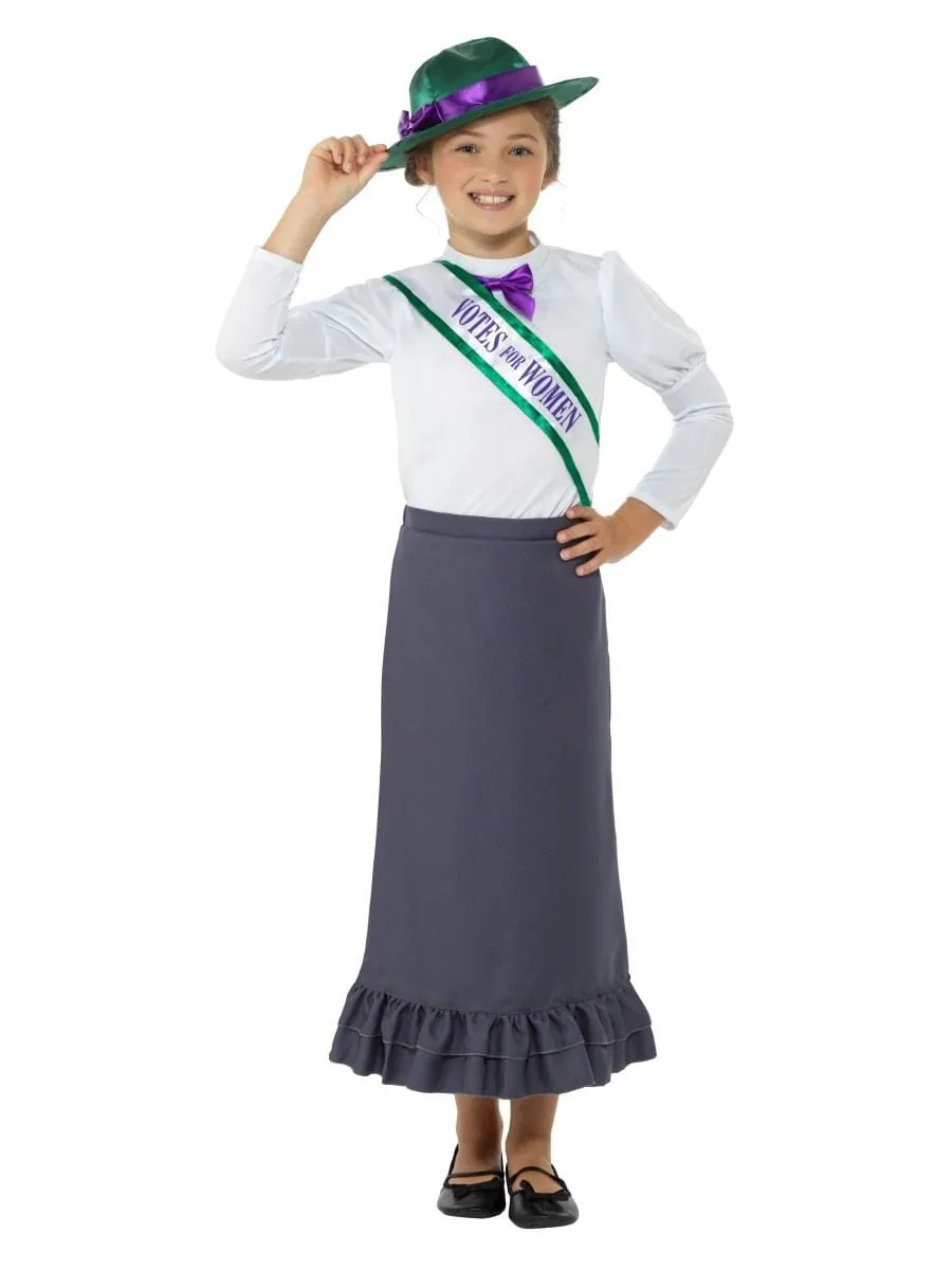 Victorian Suffragette Girls Costume