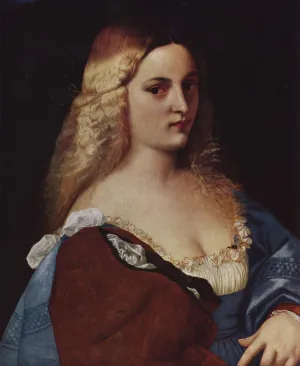 Violante (La Bella Gatta) 1515-1518 . Artist: Tiziano Vecelli （Titian)