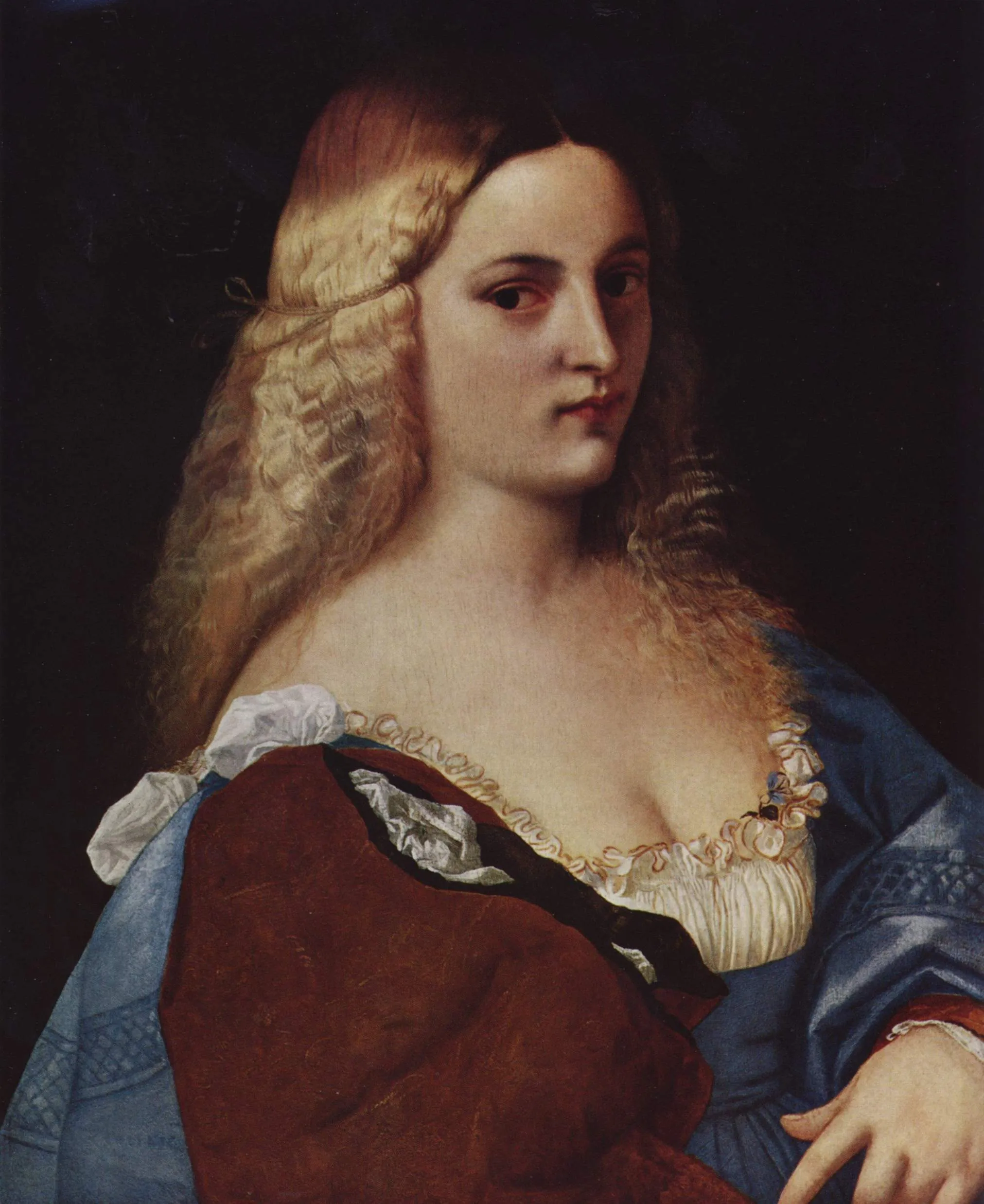 Violante (La Bella Gatta) 1515-1518 . Artist: Tiziano Vecelli （Titian)