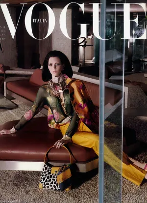VOGUE Magazine Italia March 2000 HANNELORE KNUTS Amber Valletta KAREN ELSON Bruce Weber NOOT SEEAR