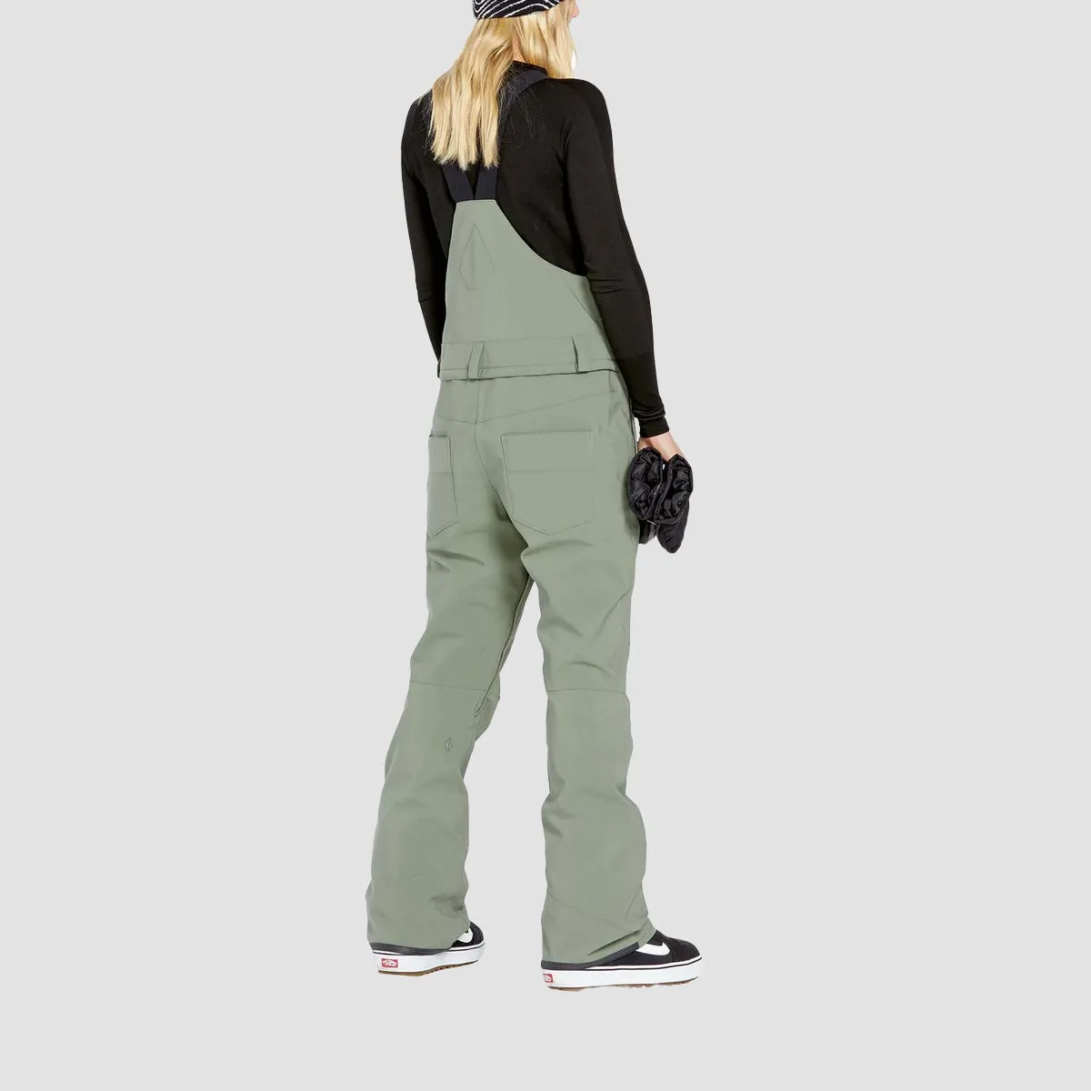 Volcom Swift 15K Bib Overall Snow Pants Lichen Green - Womens