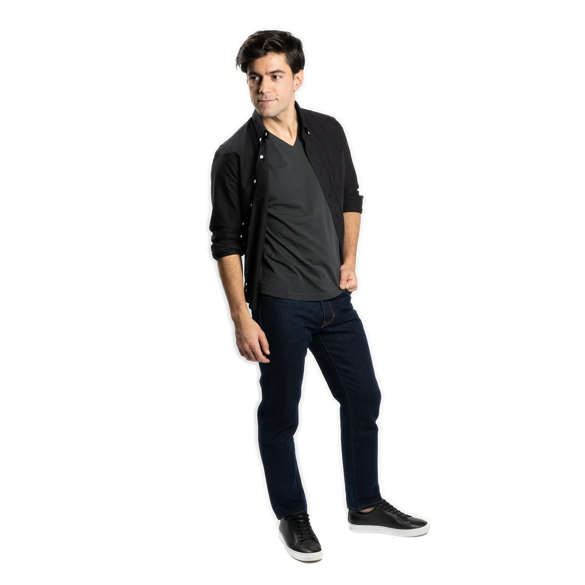 Weekend Oxford Slim Fit - Black