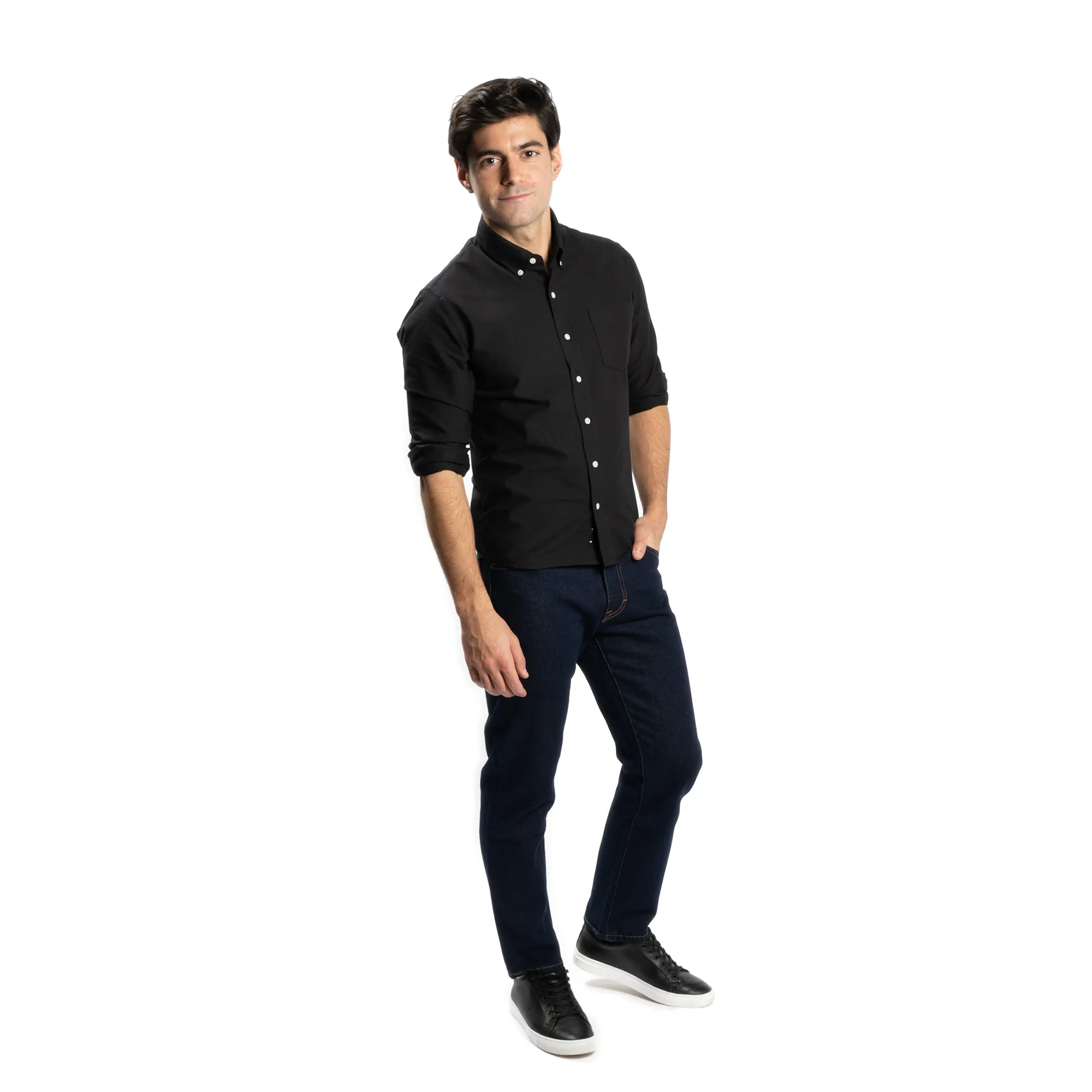 Weekend Oxford Slim Fit - Black