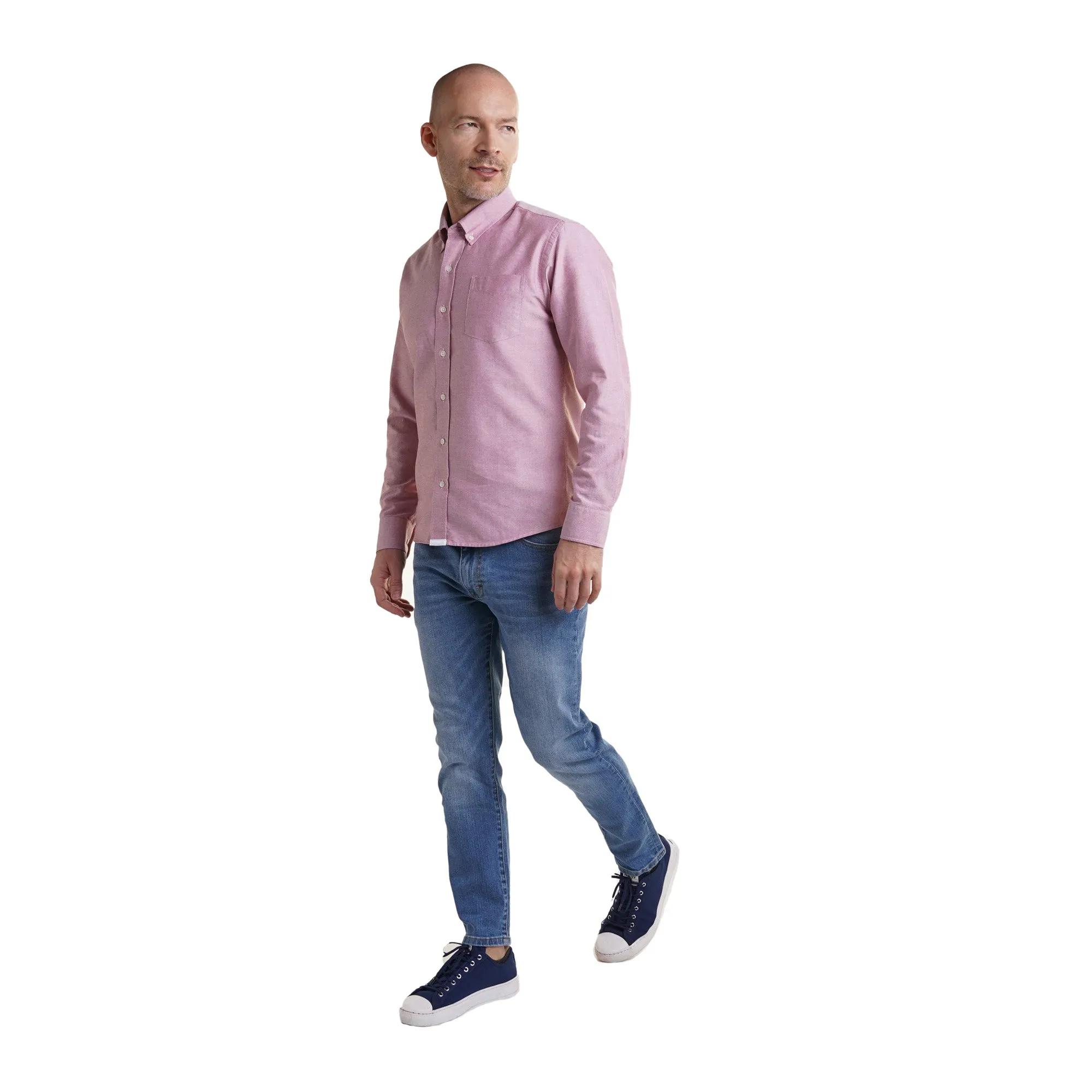 Weekend Oxford Slim Fit - Burgundy