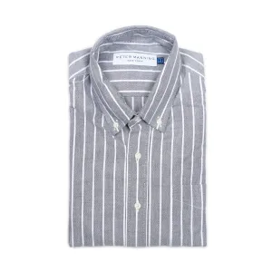 Weekend Oxford Slim Fit - Grey Stripe