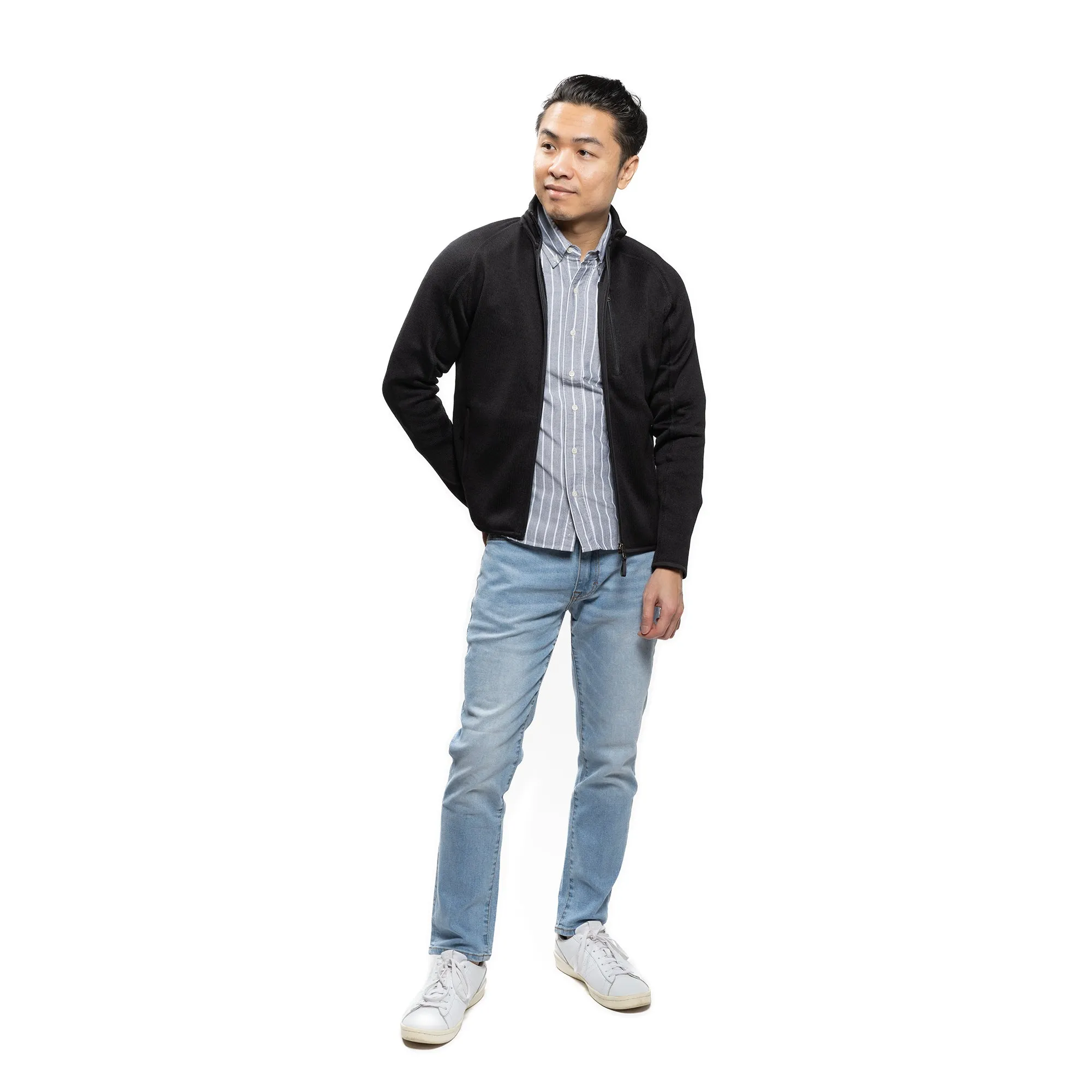 Weekend Oxford Slim Fit - Grey Stripe