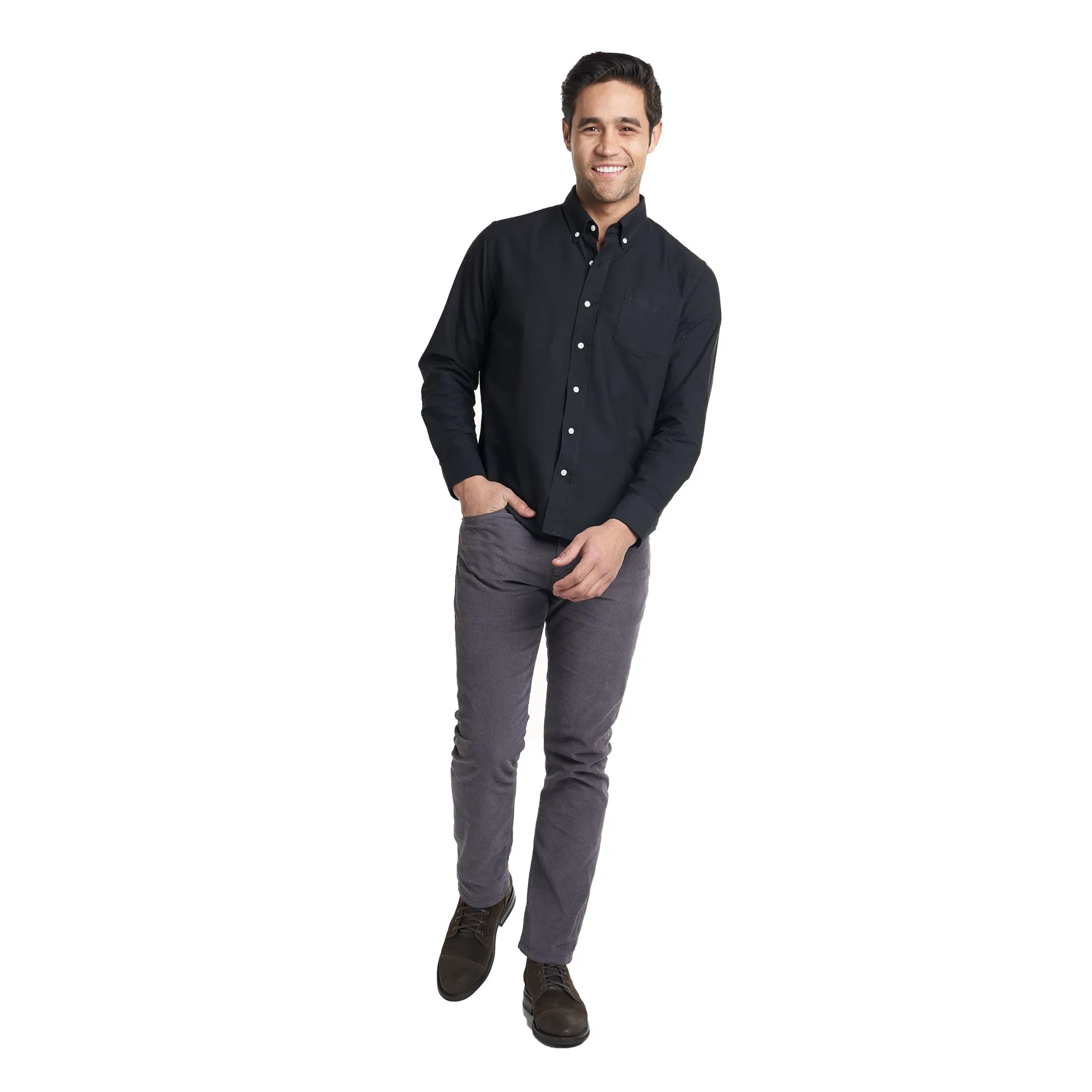 Weekend Oxford Standard Fit - Black