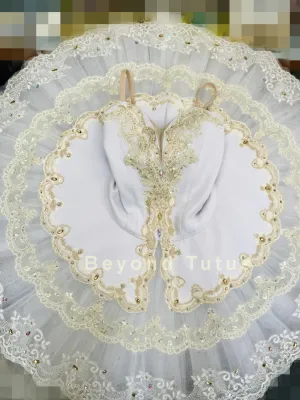 White and Gold Professional Tutu