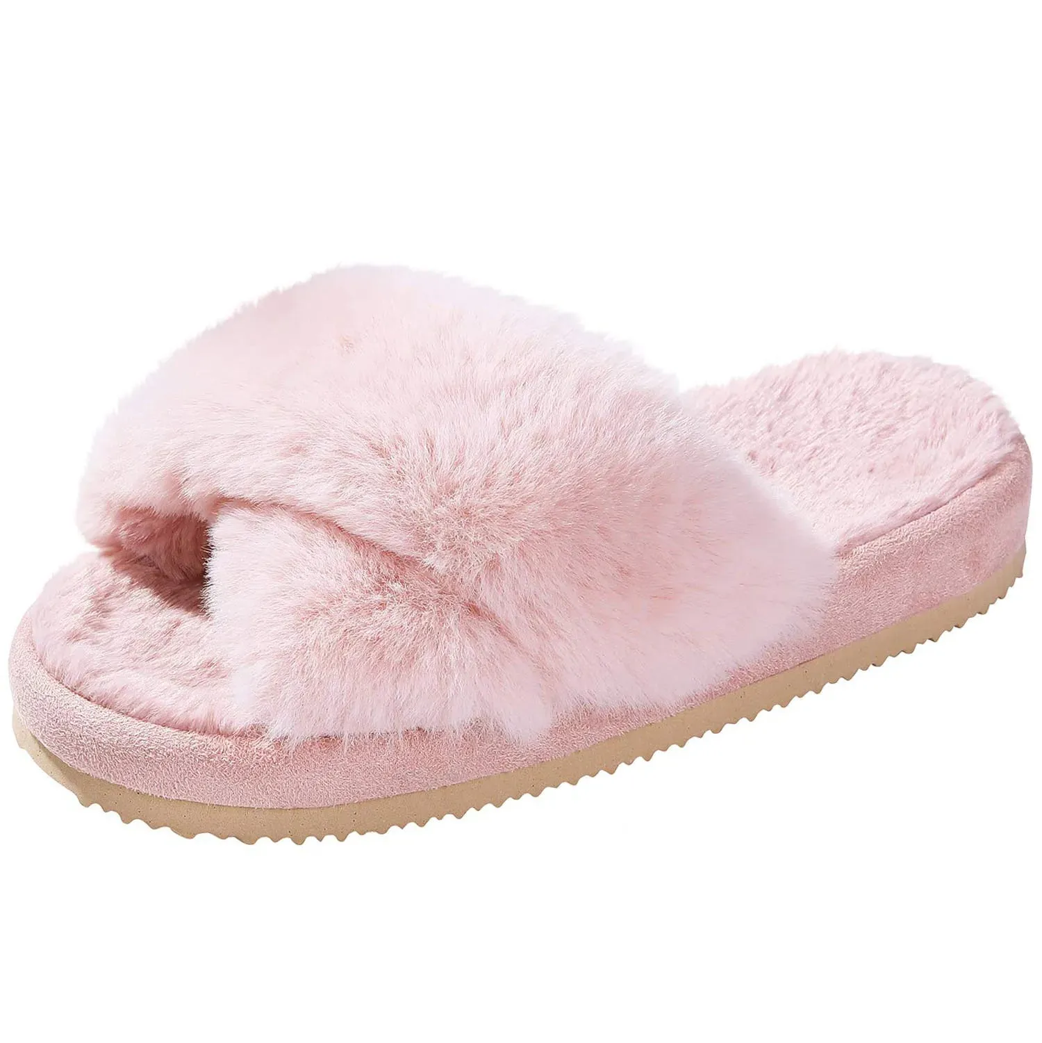 Winter Casual Fluffy Soft Warm Slippers