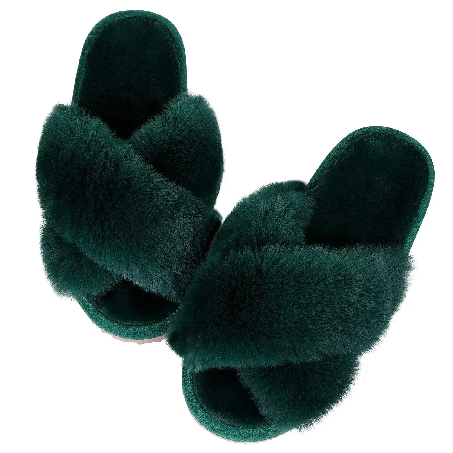 Winter Casual Fluffy Soft Warm Slippers