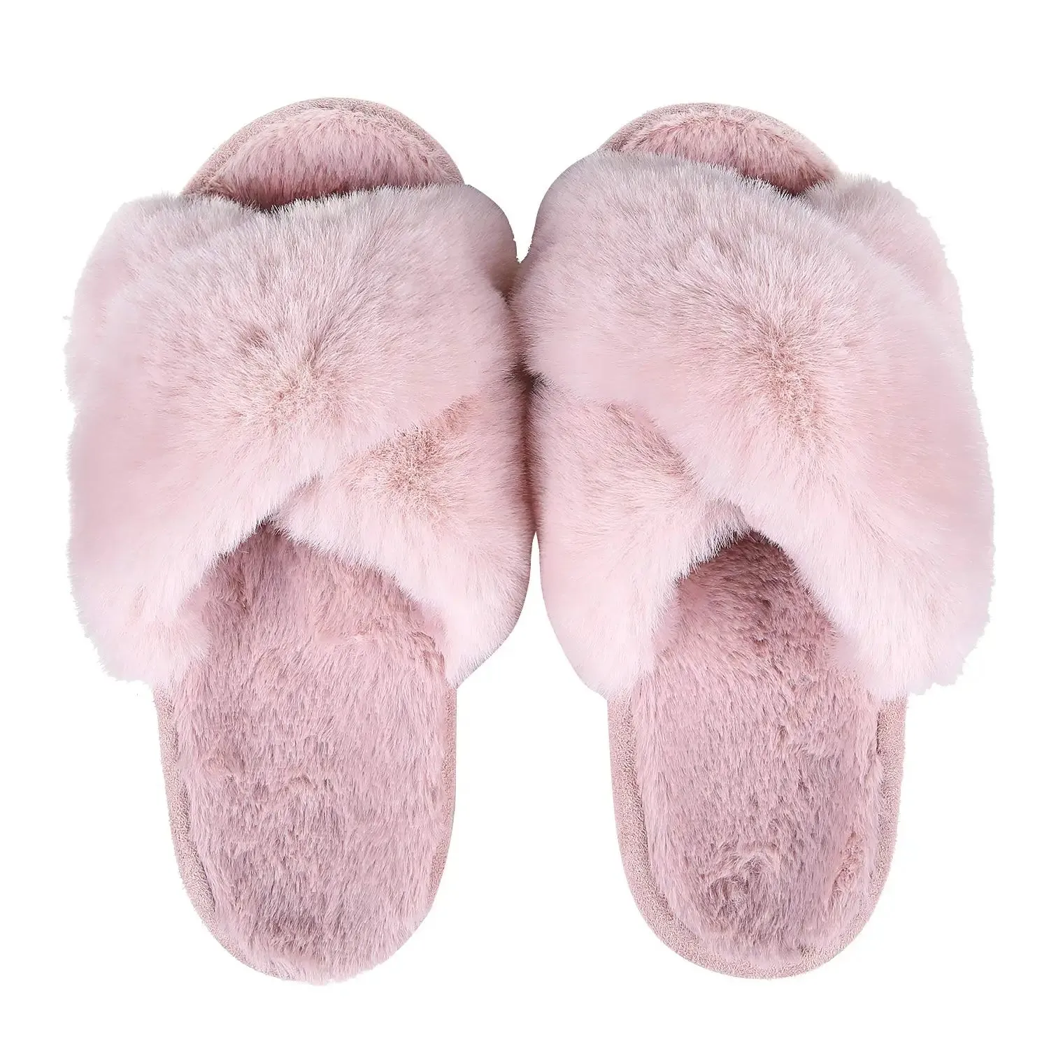Winter Casual Fluffy Soft Warm Slippers