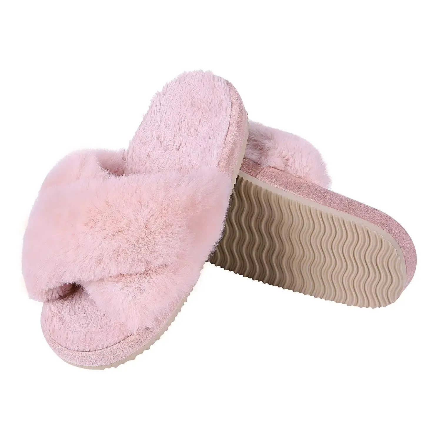 Winter Casual Fluffy Soft Warm Slippers