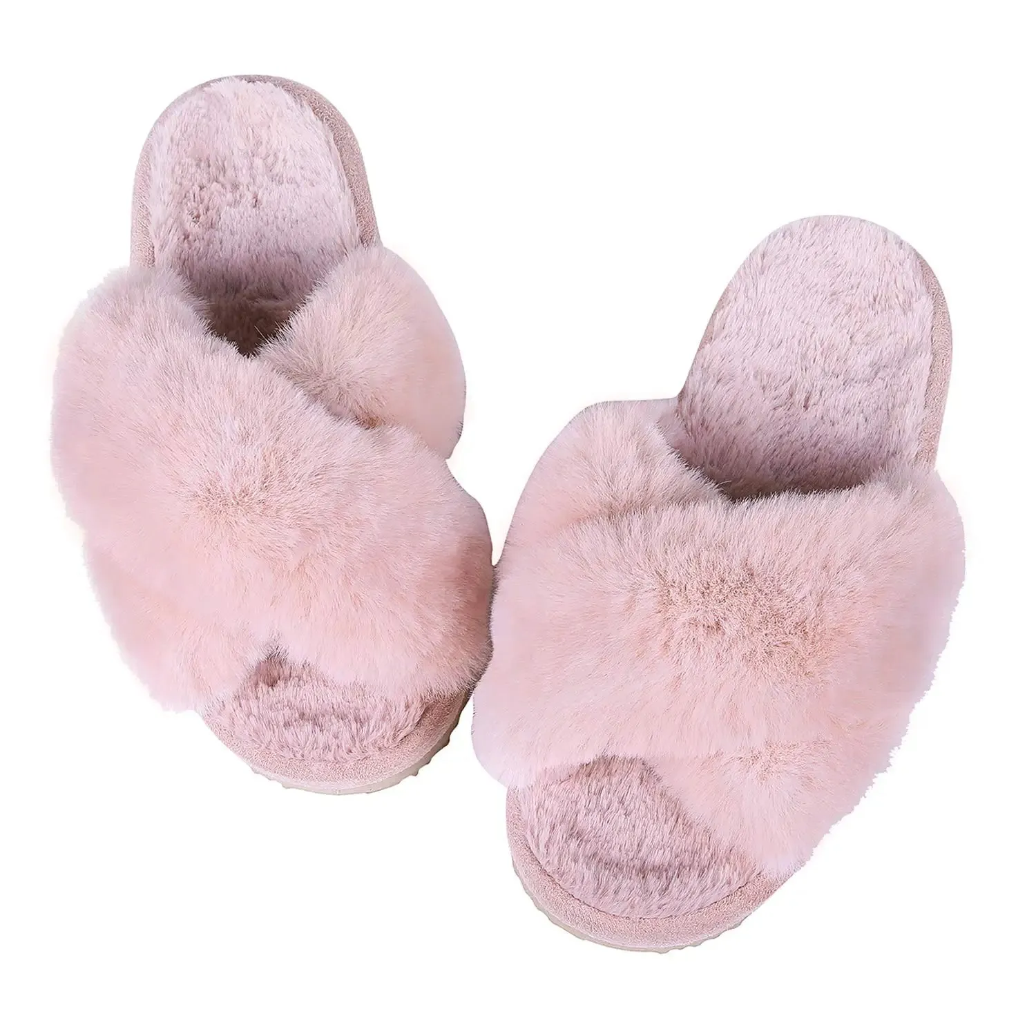 Winter Casual Fluffy Soft Warm Slippers