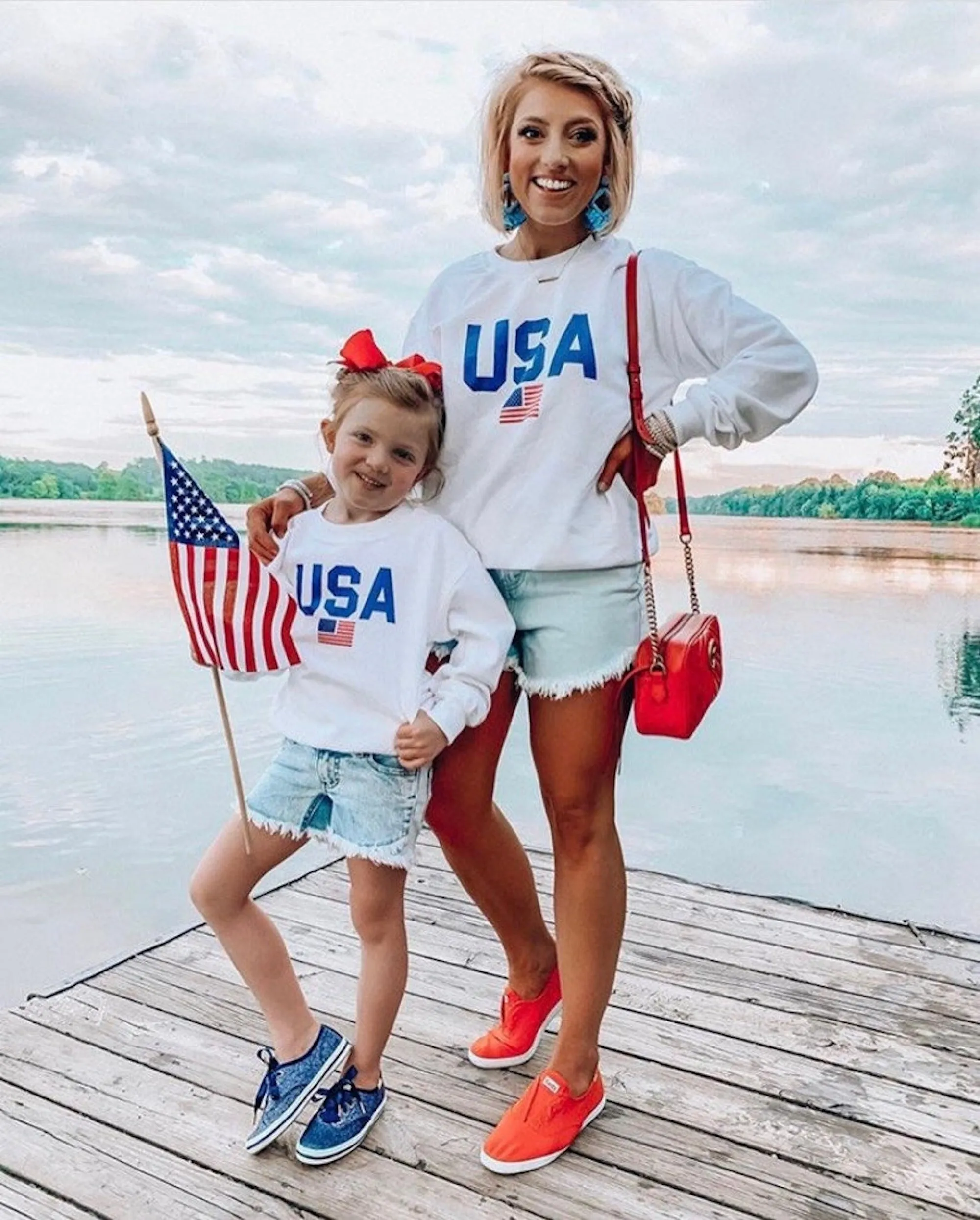 Women's American USA Sweatshirt