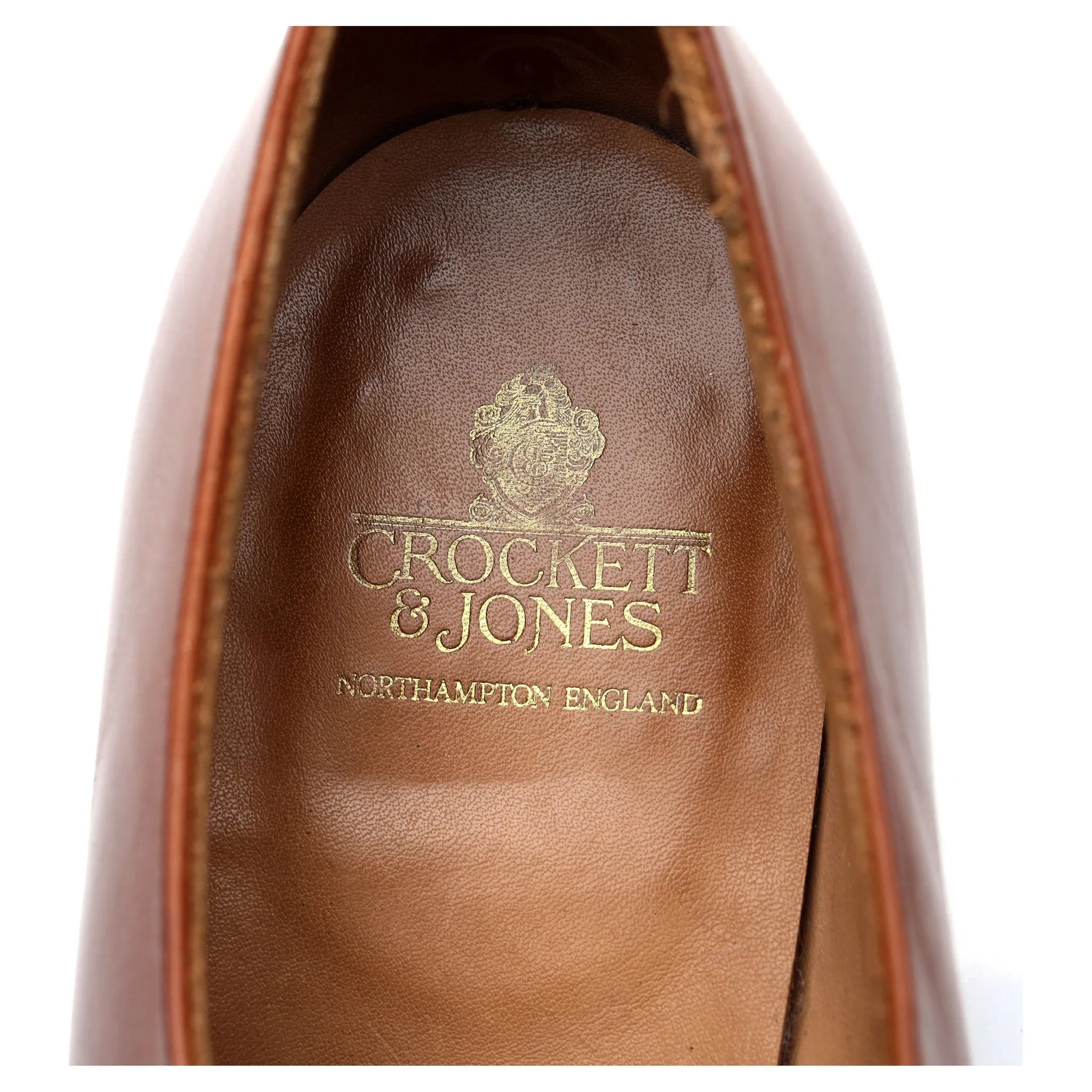 Women's 'Ashby' Tan Brown Leather Oxford UK 4.5 C