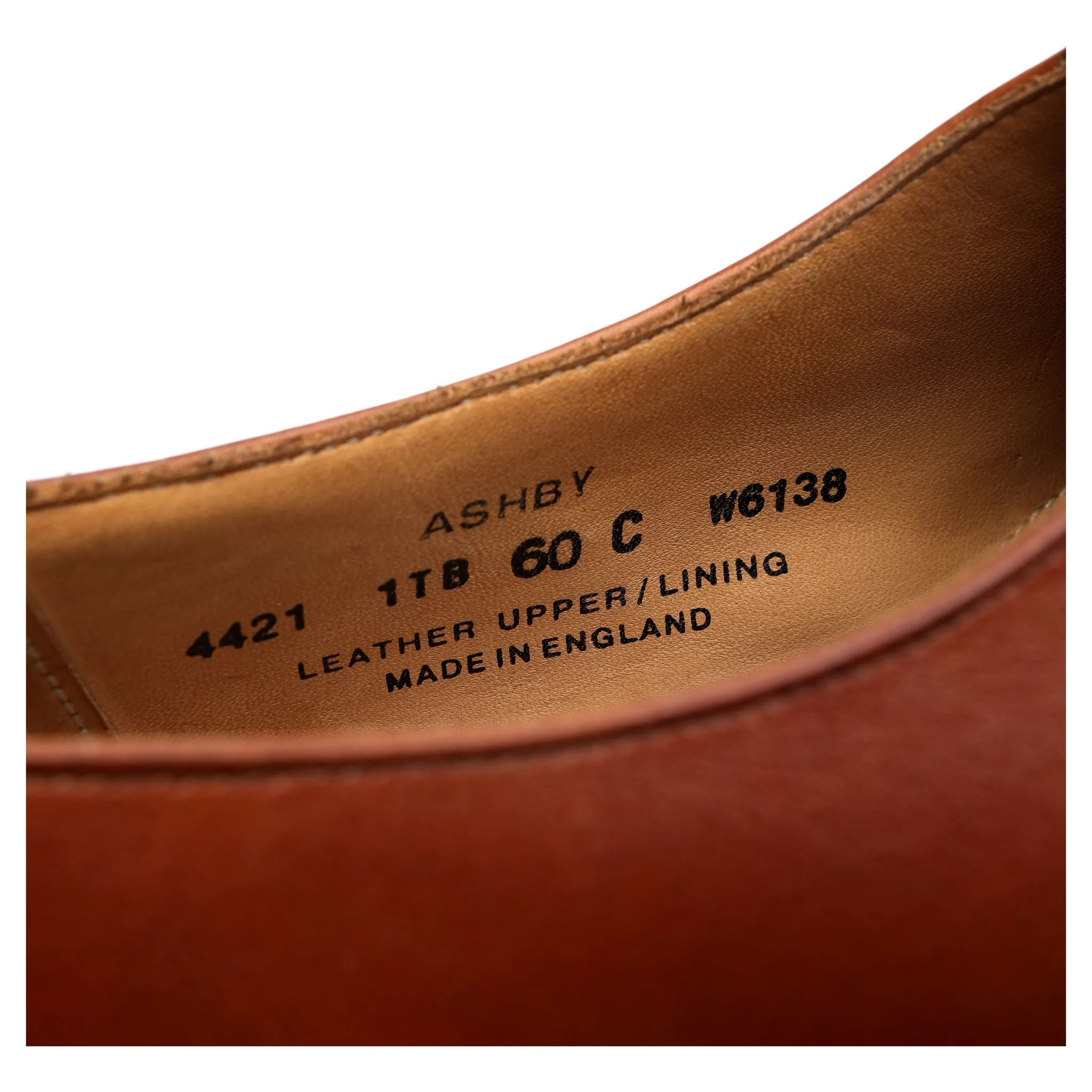 Women's 'Ashby' Tan Brown Leather Oxford UK 4.5 C