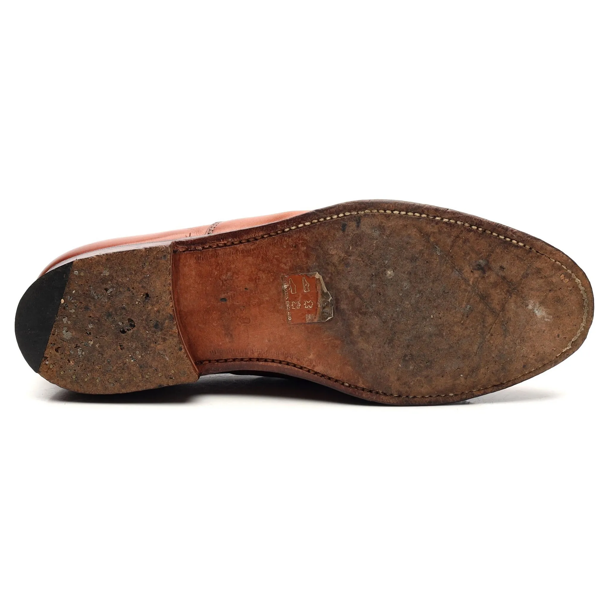 Women's 'Ashby' Tan Brown Leather Oxford UK 4.5 C