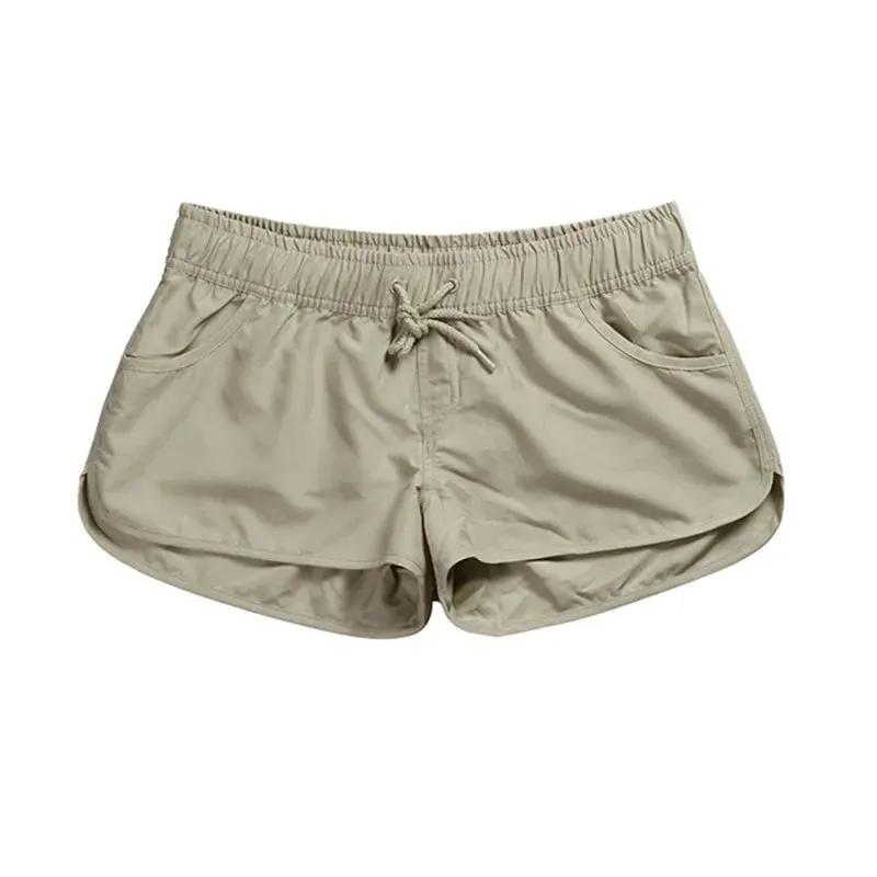 Women's Breathable Elastic Waist Beach Shorts