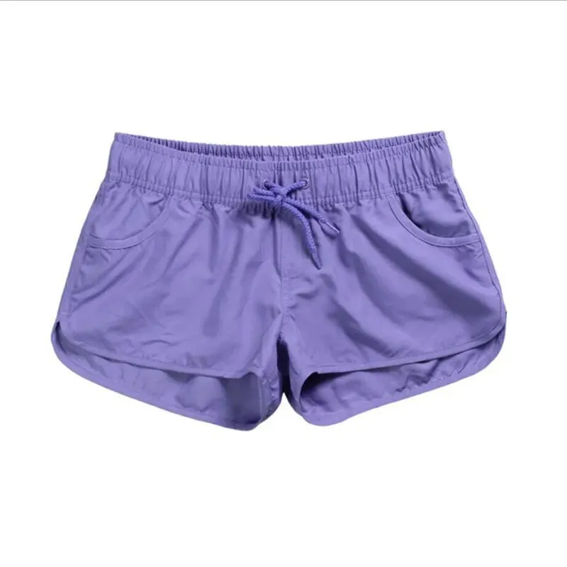 Women's Breathable Elastic Waist Beach Shorts