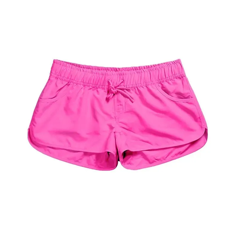 Women's Breathable Elastic Waist Beach Shorts