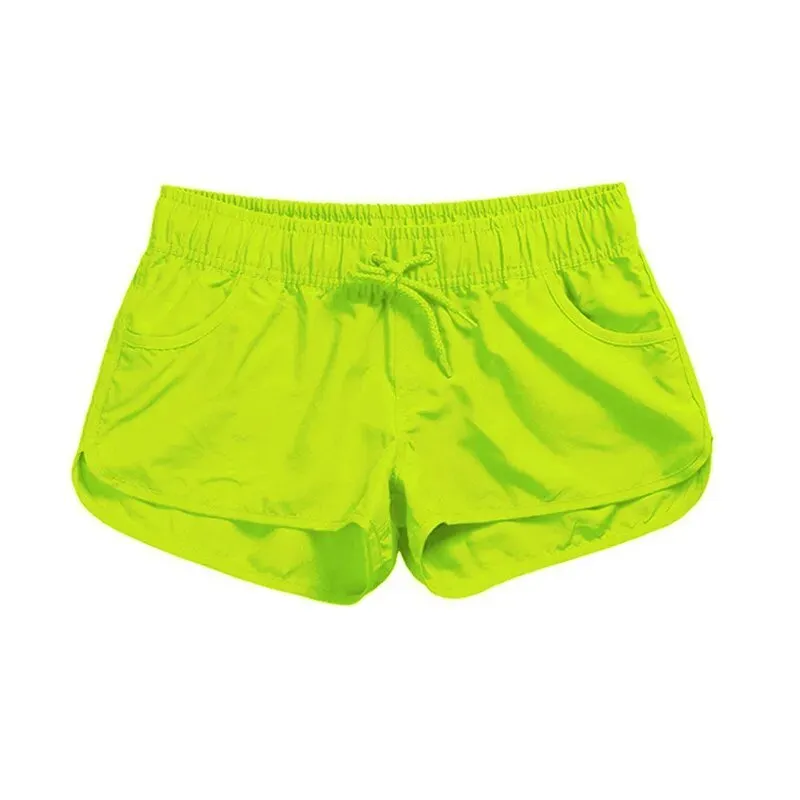 Women's Breathable Elastic Waist Beach Shorts