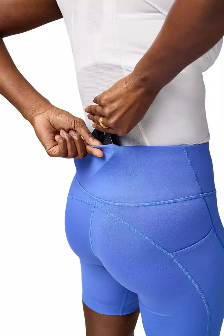 WOMEN'S BROOKS SPARK 8" SHORT TIGHT | BLUEBELL